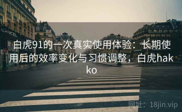 白虎91的一次真实使用体验：长期使用后的效率变化与习惯调整，白虎hakko