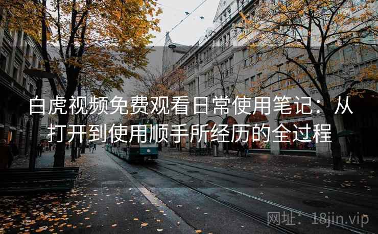 白虎视频免费观看日常使用笔记：从打开到使用顺手所经历的全过程