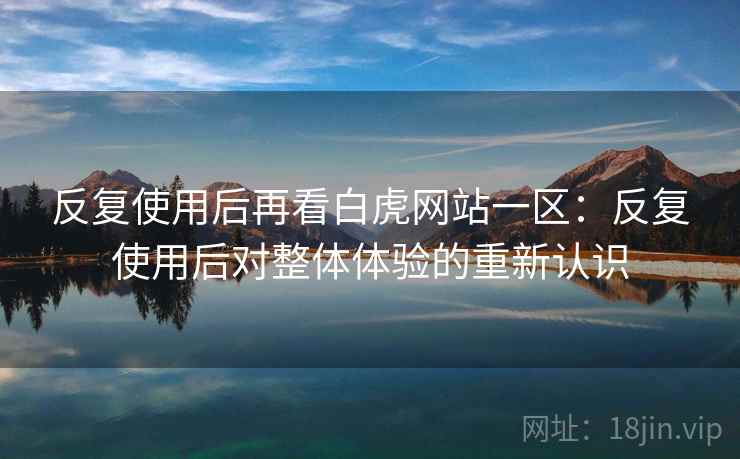 反复使用后再看白虎网站一区：反复使用后对整体体验的重新认识
