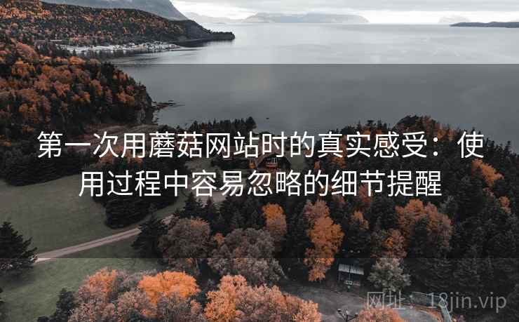第一次用蘑菇网站时的真实感受:使用过程中容易忽略的细节提醒 第一次用蘑菇网站时的真实感受:使用过程中容易忽略的细节提醒
