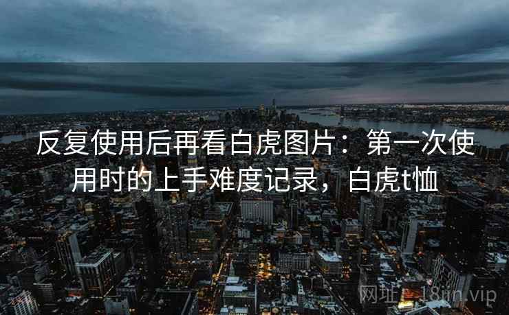 反复使用后再看白虎图片：第一次使用时的上手难度记录，白虎t恤